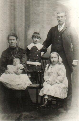 George and Sara Blamires with children