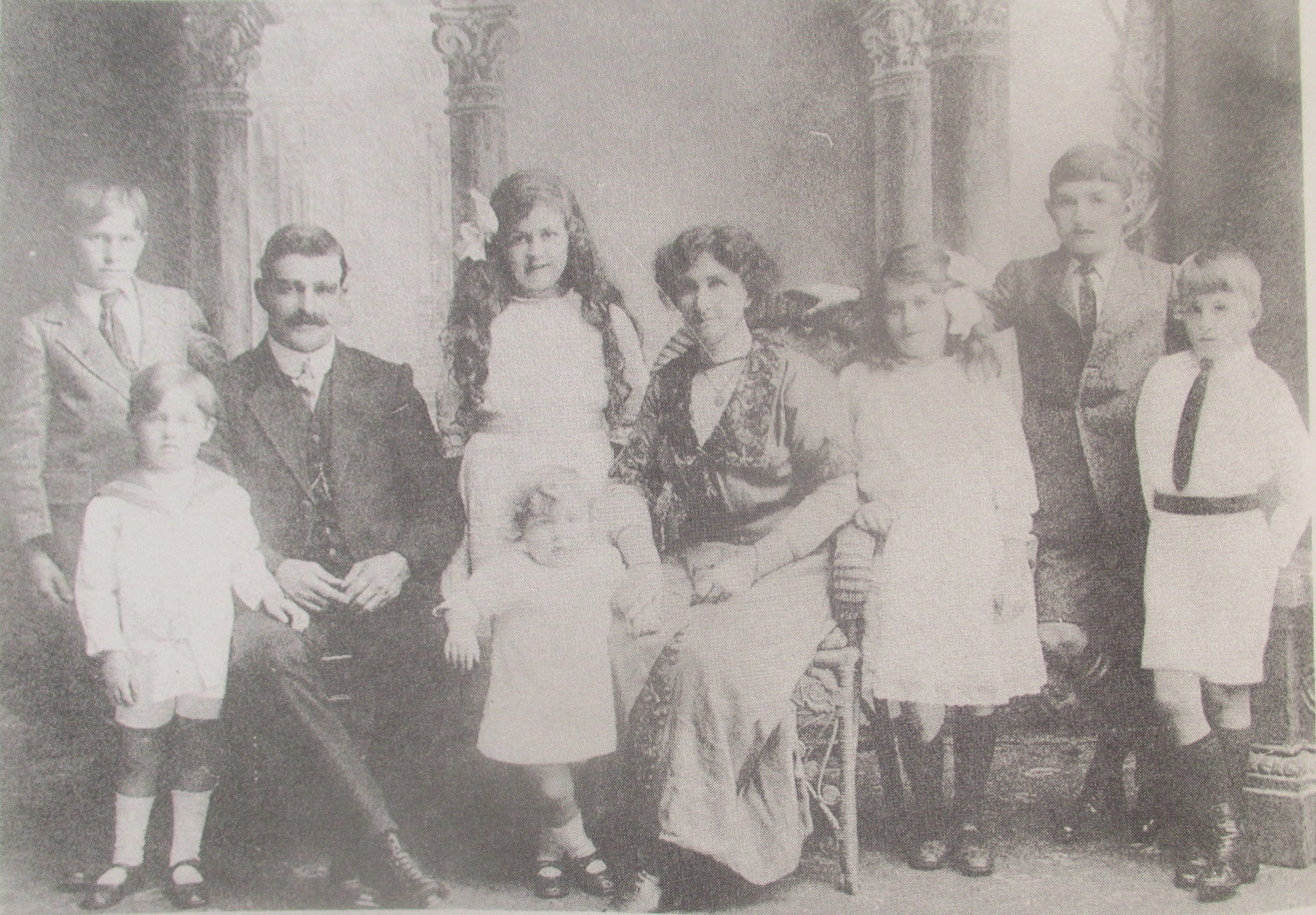 William Allison and Frances V Kelly and their
 7 children