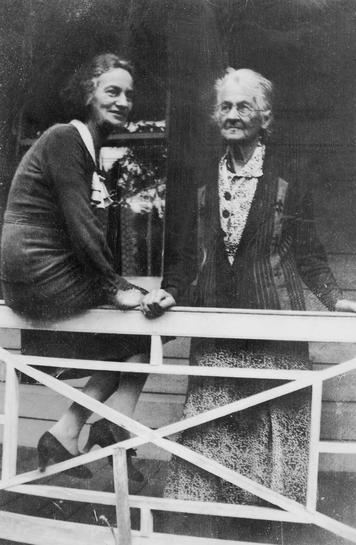 Nita Mellor and her mother