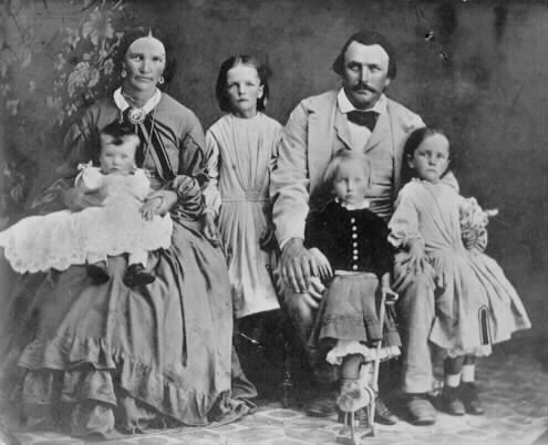 Robert and Elizabeth Laurie and their family