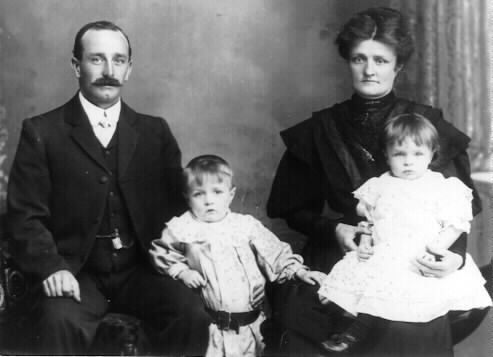 Arthur Robert and Martha Turner and their two sons