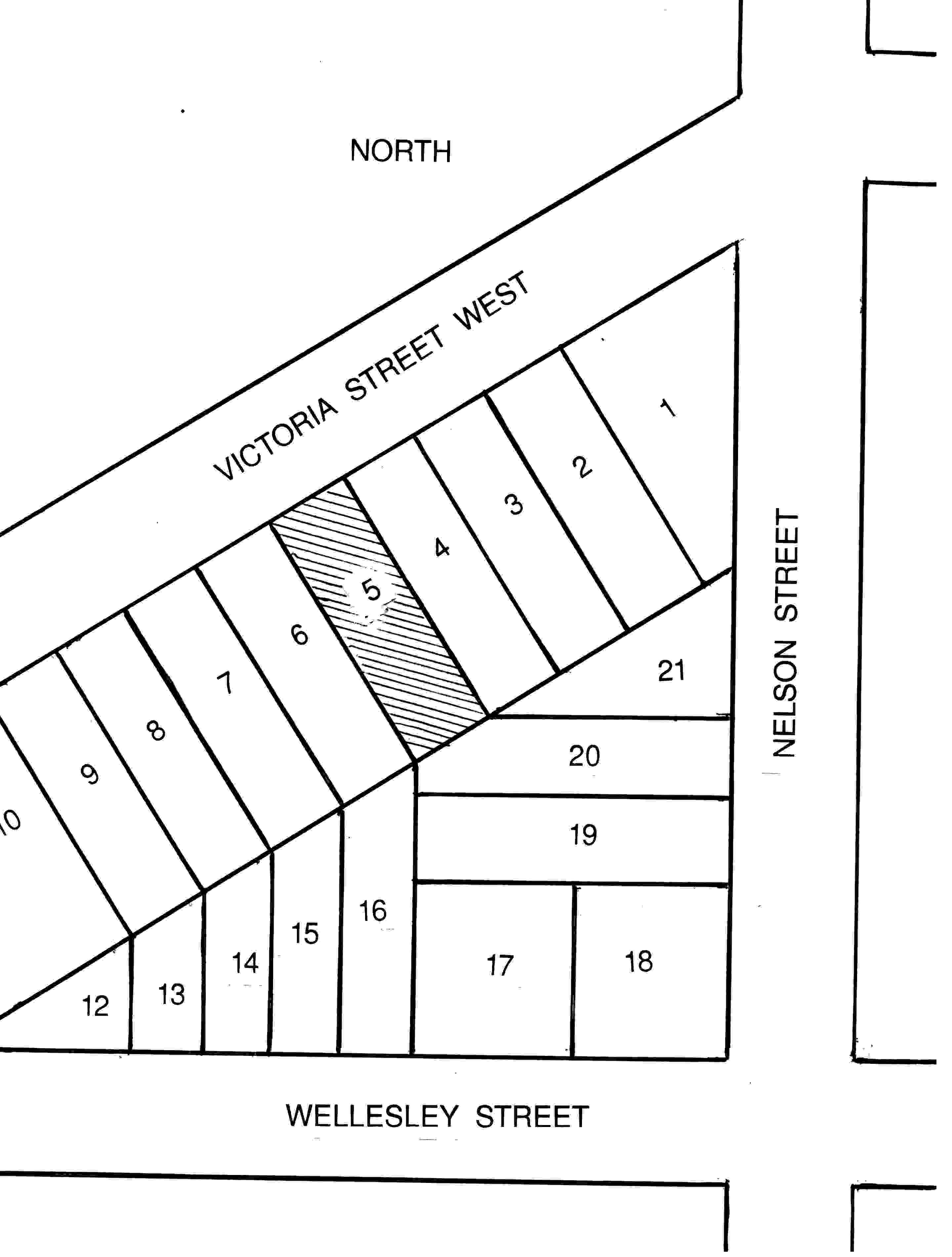 Plan of deed property in Swanson Street